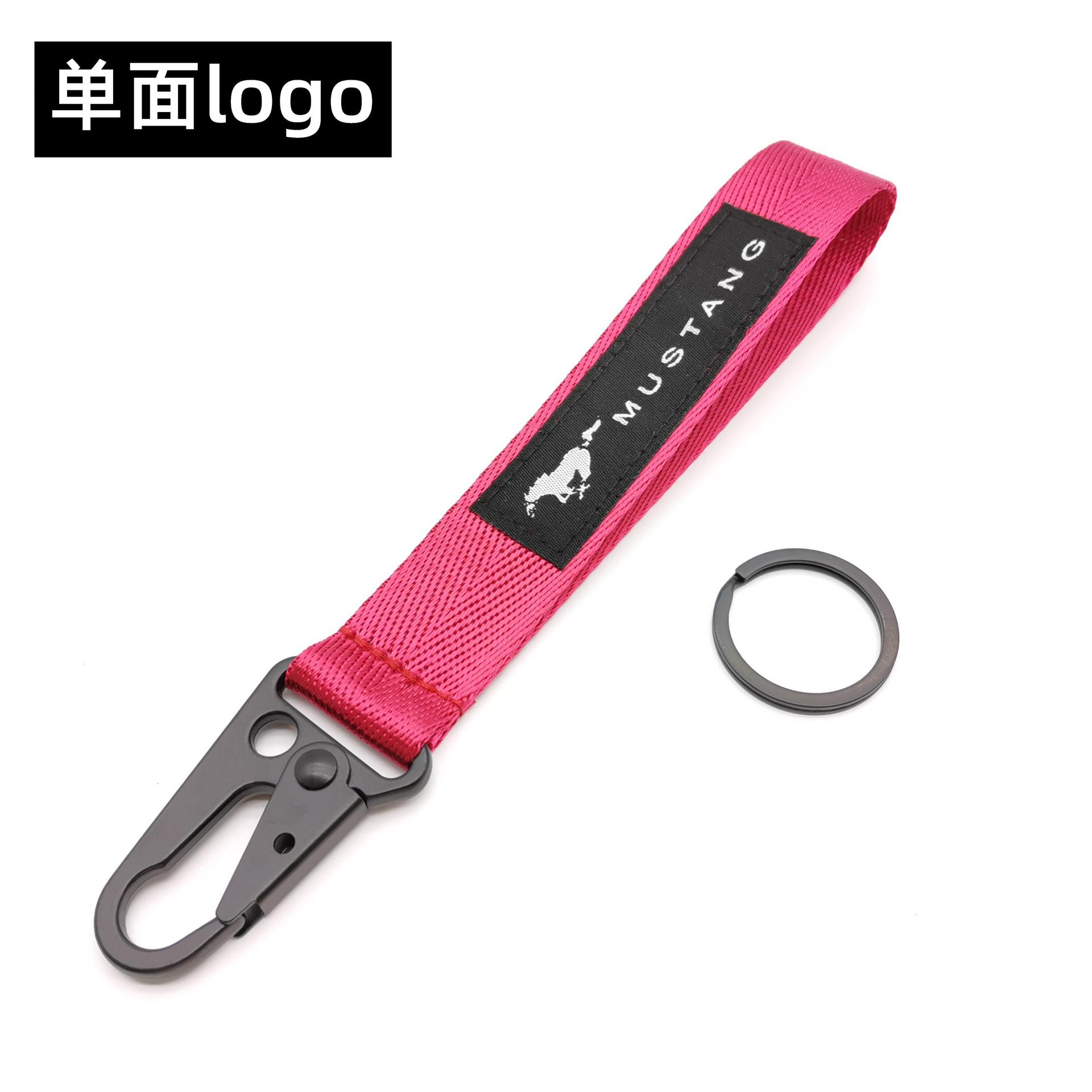 Red Color Eagle Buckle Car Logo Keyring Keychain Keyfob Wrist Strap Netby