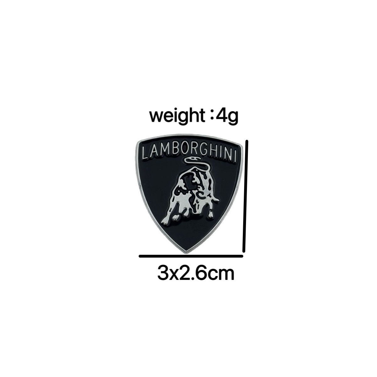 Metal Car Sticker for Lamborghini Ferrari Porsche Netby