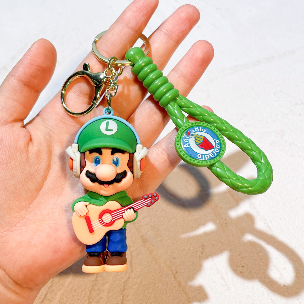 Video Game Super Mario Keychain Keyring Netby