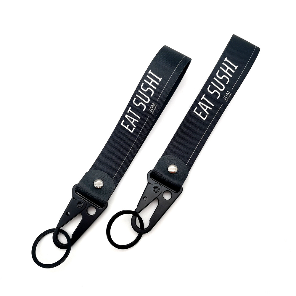 EAT SUSHI Eagle Buckle Keyring Keychain Keyfob Wrist Strap Netby