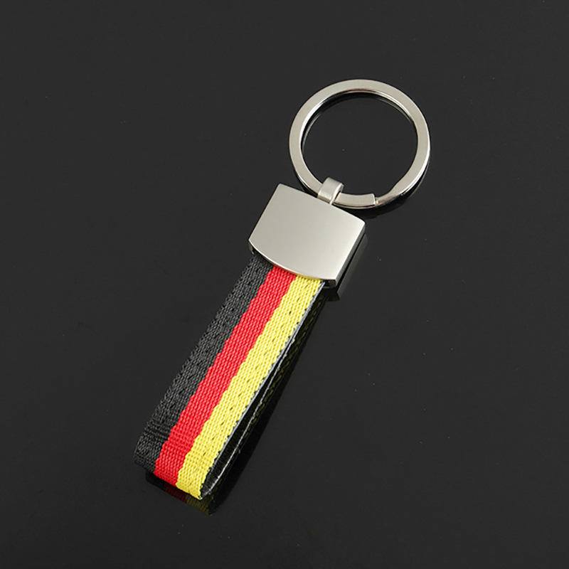 National Flag Car Logo Keychain Keyring Keyfob for Italy Germany BMW Netby