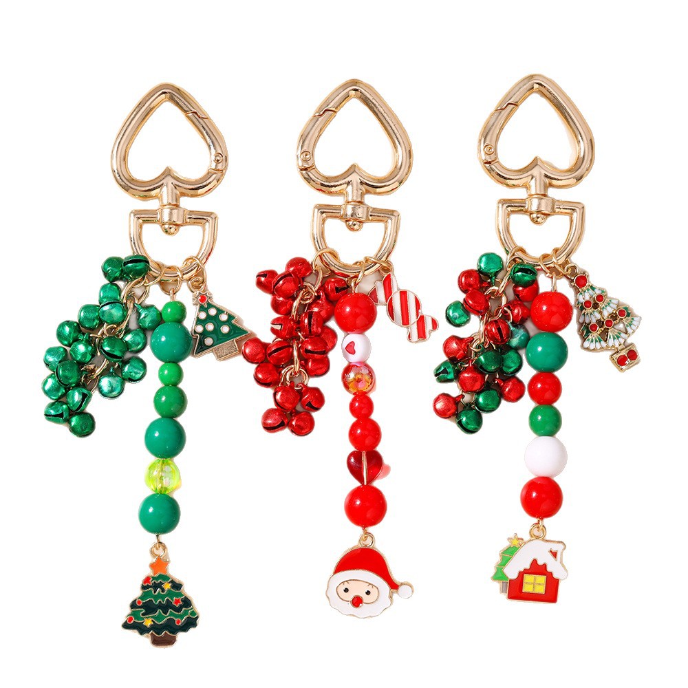 Love Heart Festival Christmas Keychain Keyring Netby