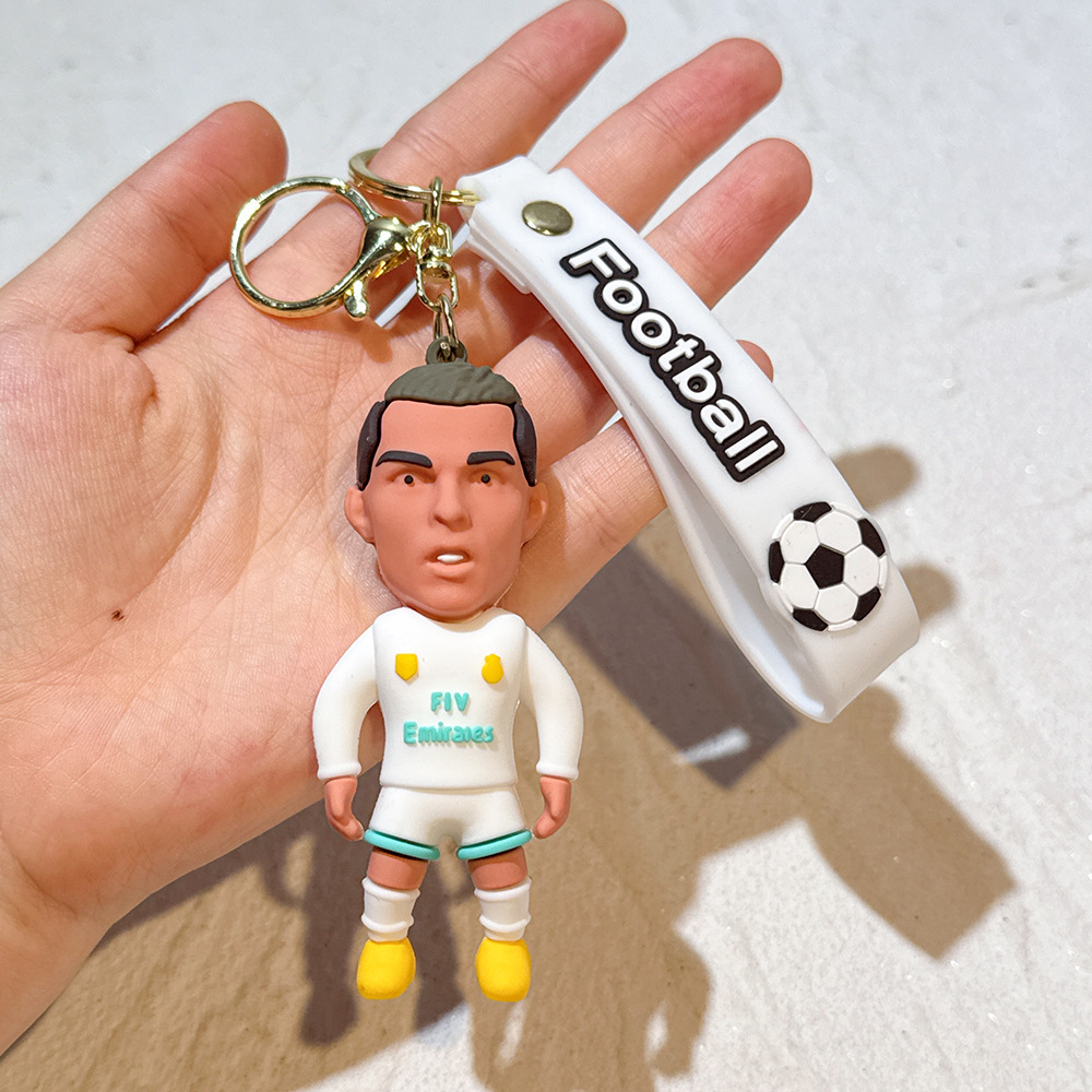 Sports Game Football C Ronaldo Messi Keychain Keyring Netby