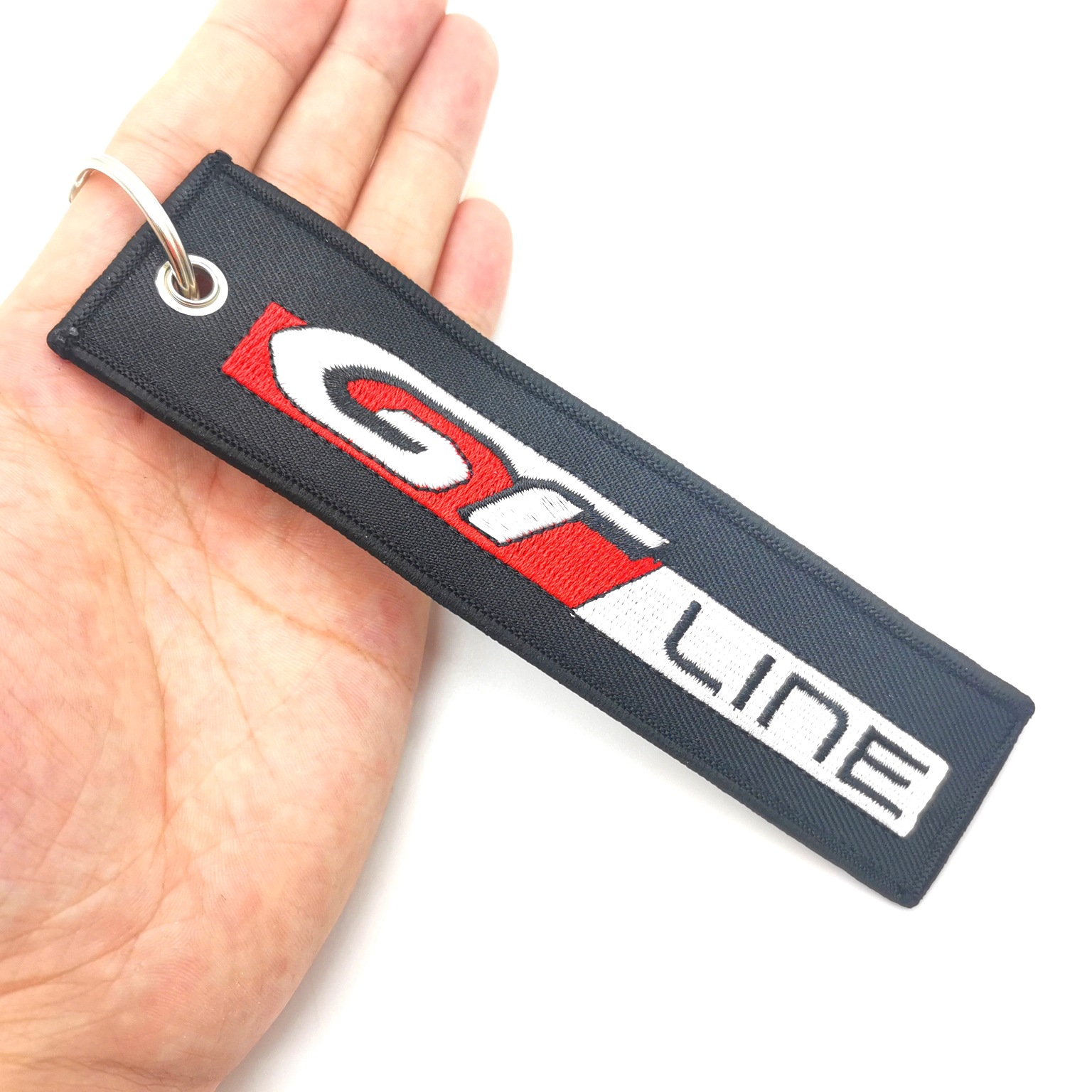 Metal KIA GT LINE Cloth Car Keychain Keyring Keyfob Netby