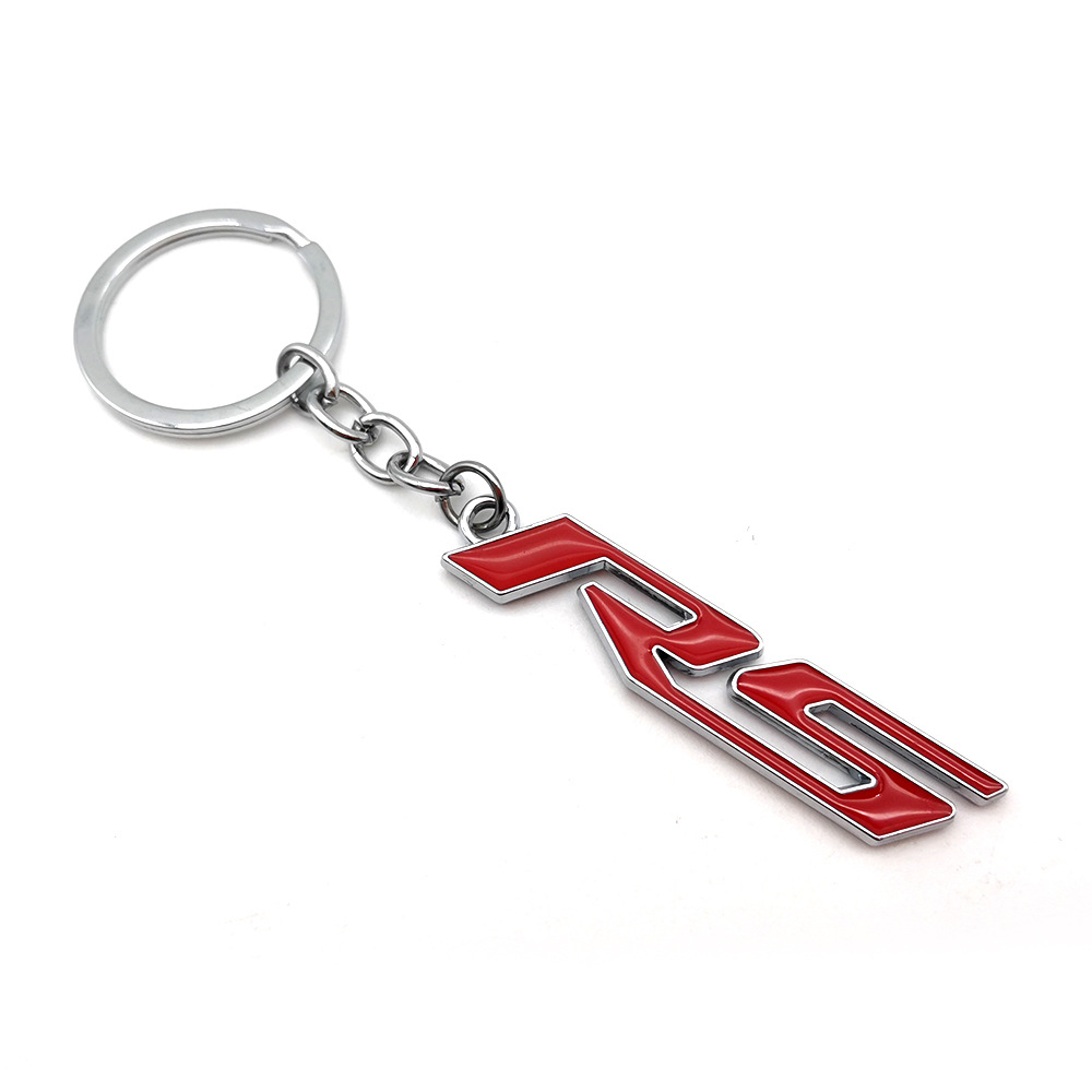 RS Metal Car Keychain Keyring Keyfob for Ford Focus Fiesta Netby