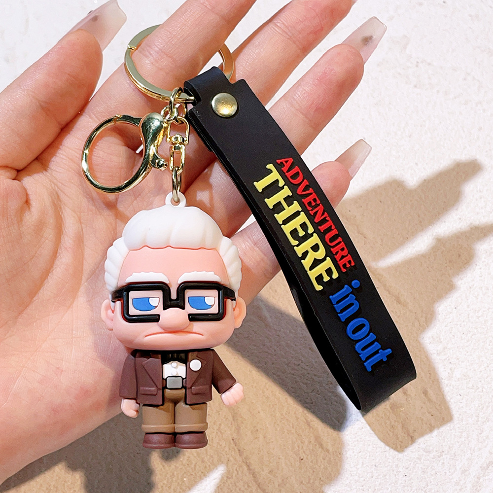 Animation UP Keychain Keyring FLYING HOUSE Netby