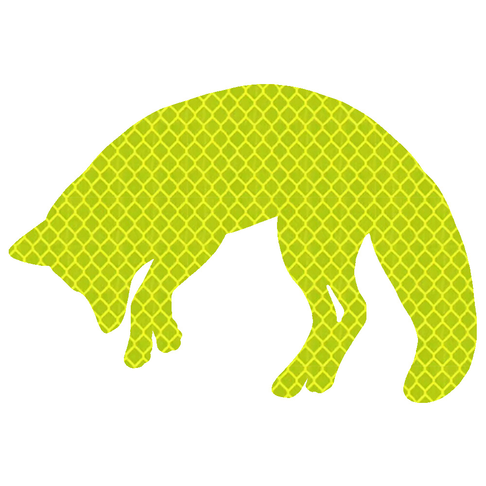 Reflective Fox Car Sticker Netby