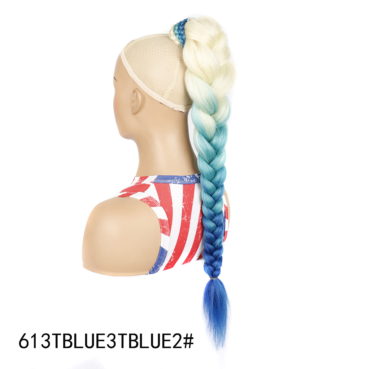 Synthetic Fiber African Dreadlock Box Braid Ponytail Netby