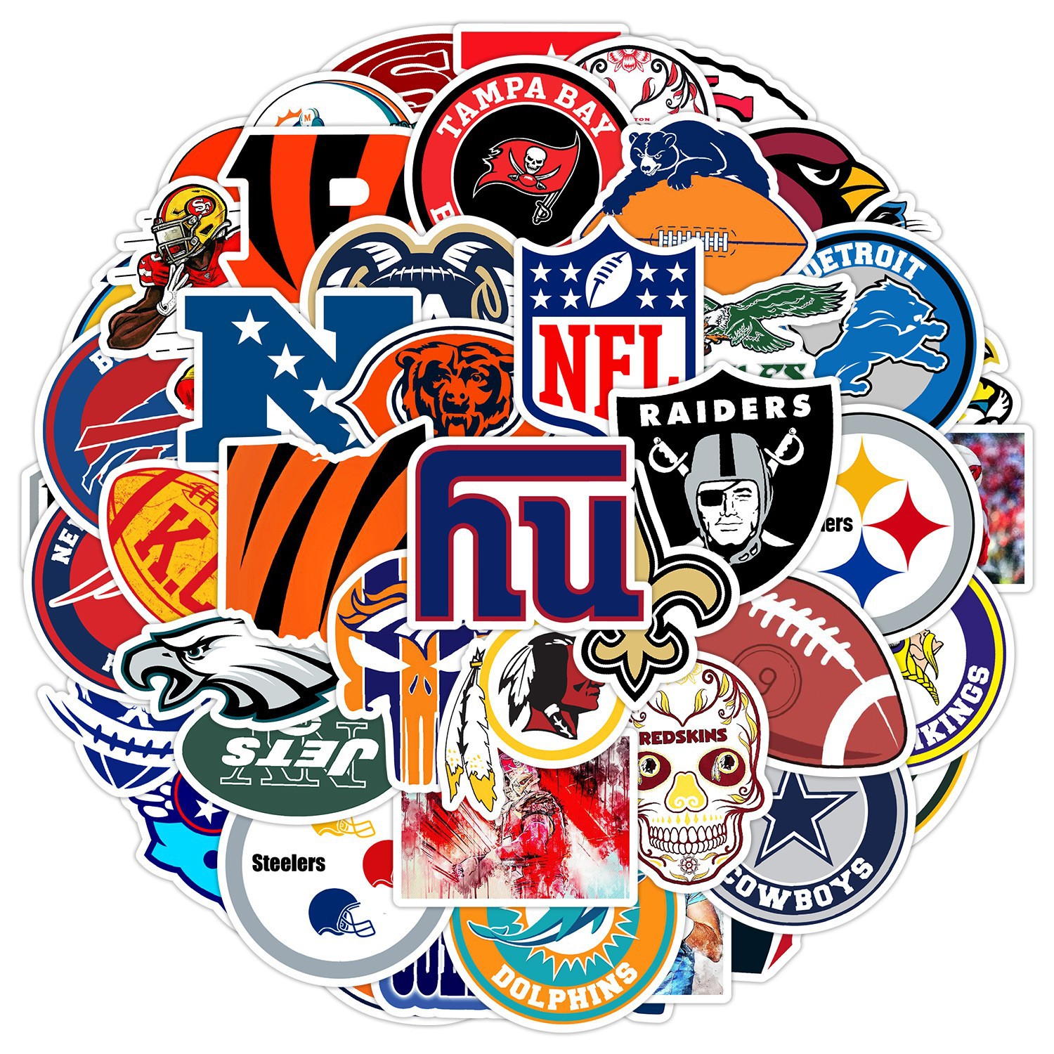 50pcs/pack Football Basketball Tennis Boxing Baseball Shooting Golf Volleyball Anti Water Sticker Netby