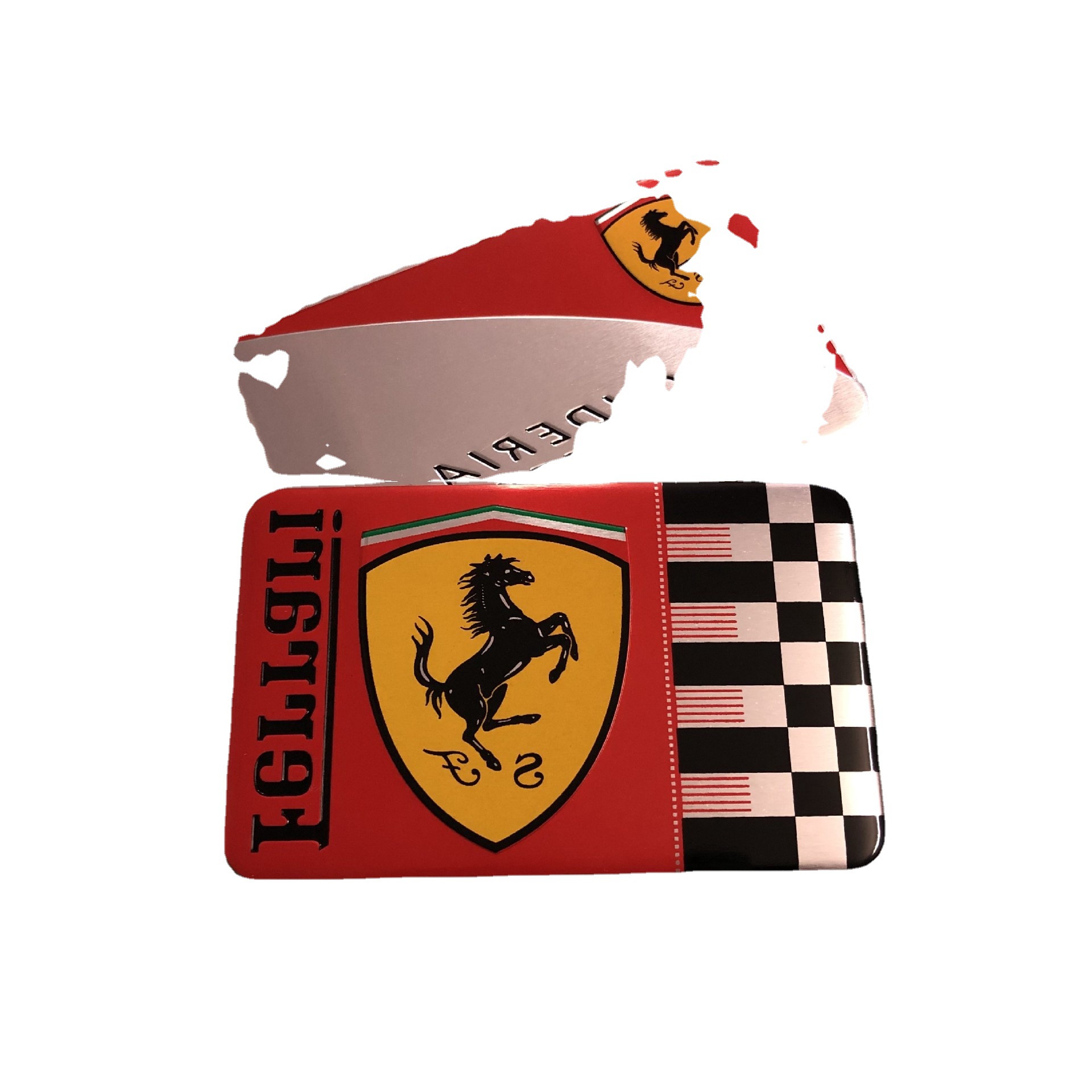 Aluminum Alloy Car Sticker for Ferrari Body Styling Netby
