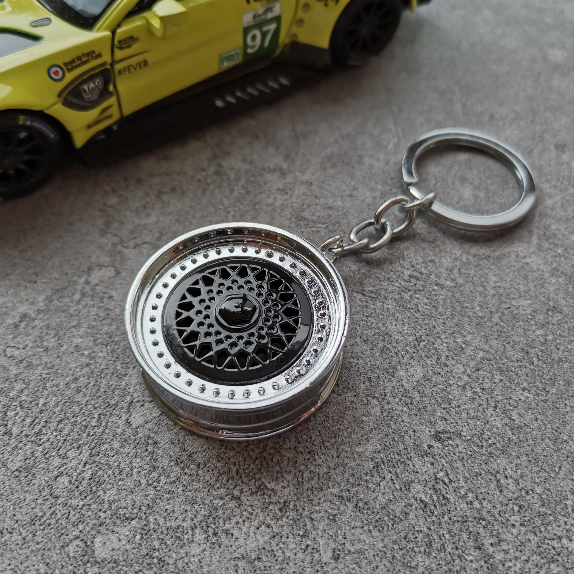 Metal Creative Car Part Keychain Keyring Keyfob Netby