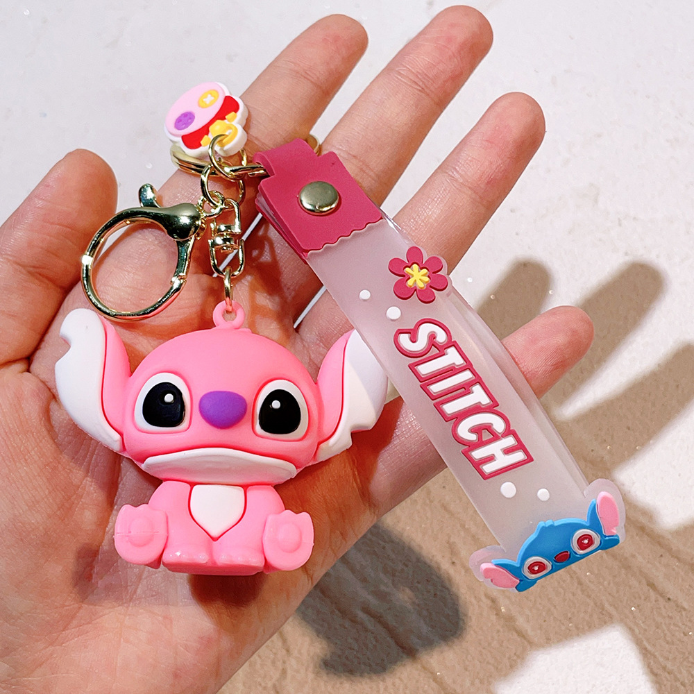 Rubber Stitch Animation Keychain Keyring Netby