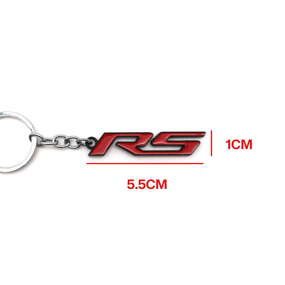 RS Metal Car Keychain Keyring Keyfob for Ford Focus Fiesta Netby