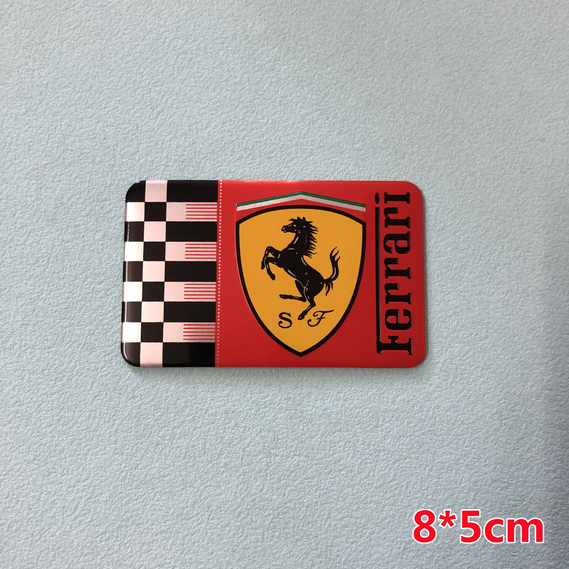 Aluminum Alloy Car Sticker for Ferrari Body Styling Netby
