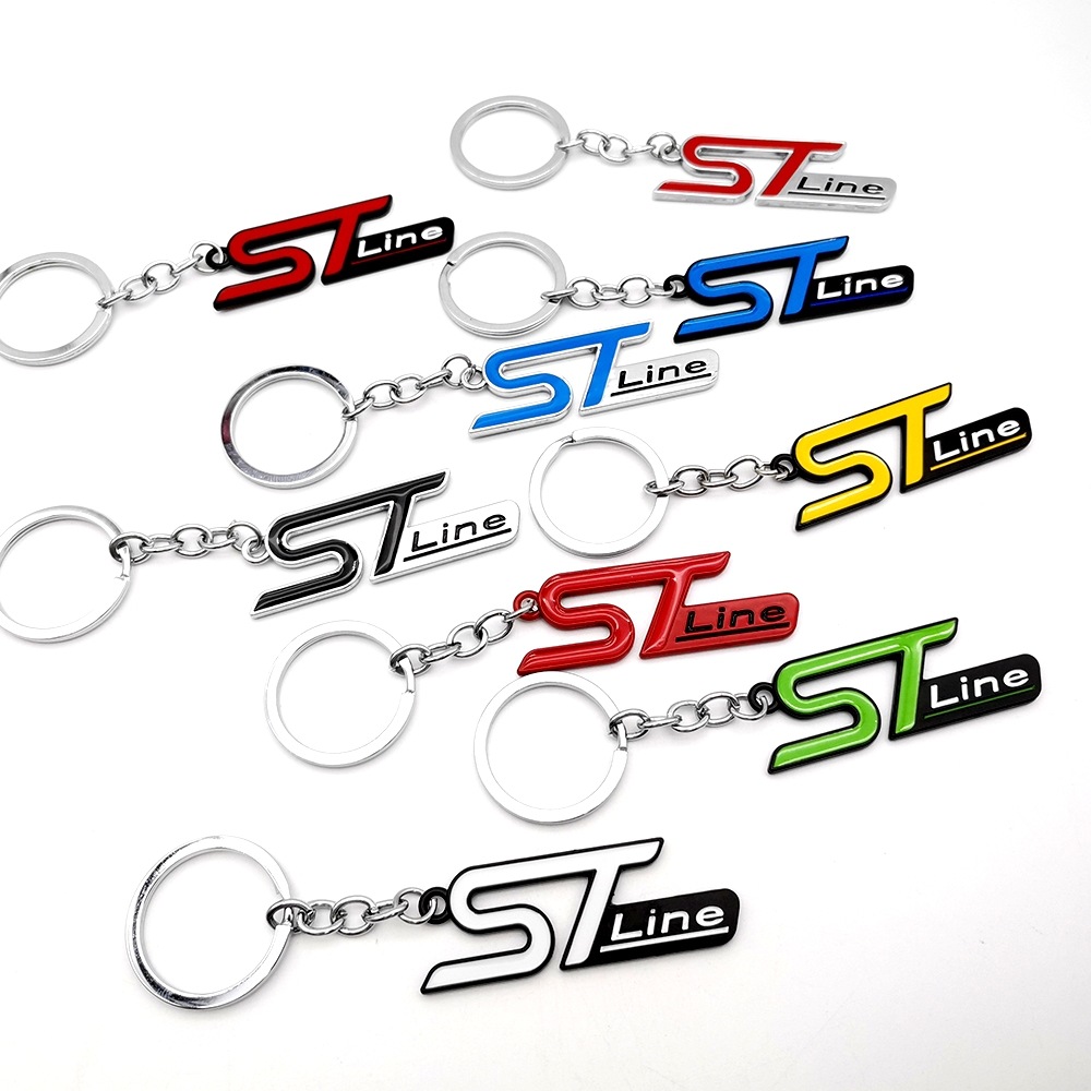ST Line Metal Car Keyring Keychain Keyfob Ford Mondeo Netby