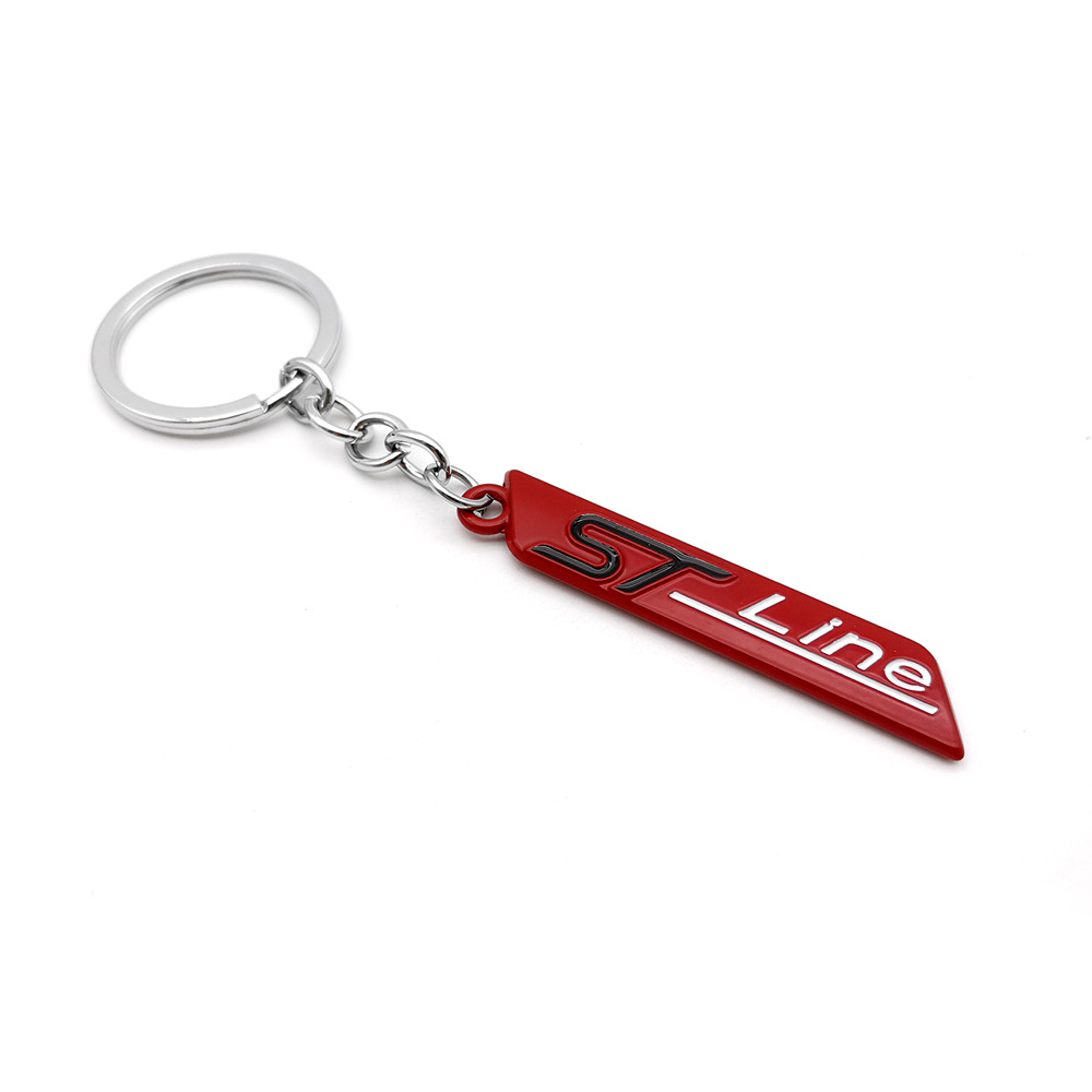 Metal Ford Mondeo Focus ST Line Car Keychain Keyring Keyfob Netby