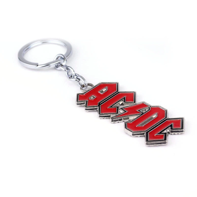 Metal ACDC Logo Keyring Keychain for Ferrari Netby