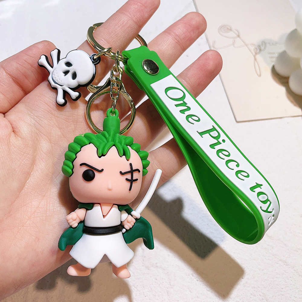 PVC Animation One Piece Keychain Keyring Netby