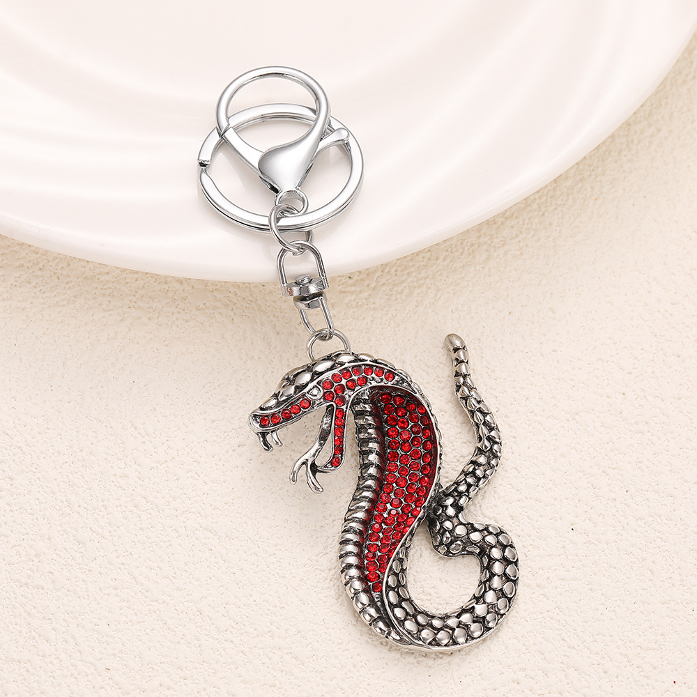 Rhinestone Snake Keychain Keyring Netby