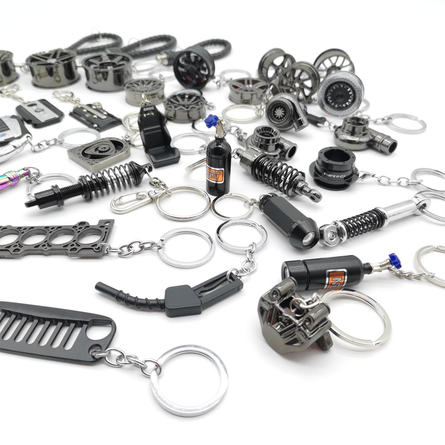 Metal Creative Car Part Keychain Keyring Keyfob Netby