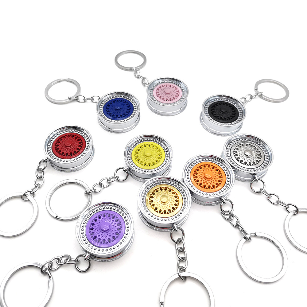 Creative Car Wheel Keychain Keyring Keyfob Netby