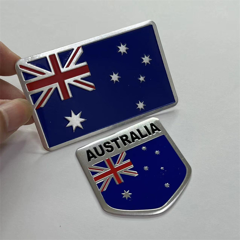 Alloy Astralian National Flag Car Sticker
