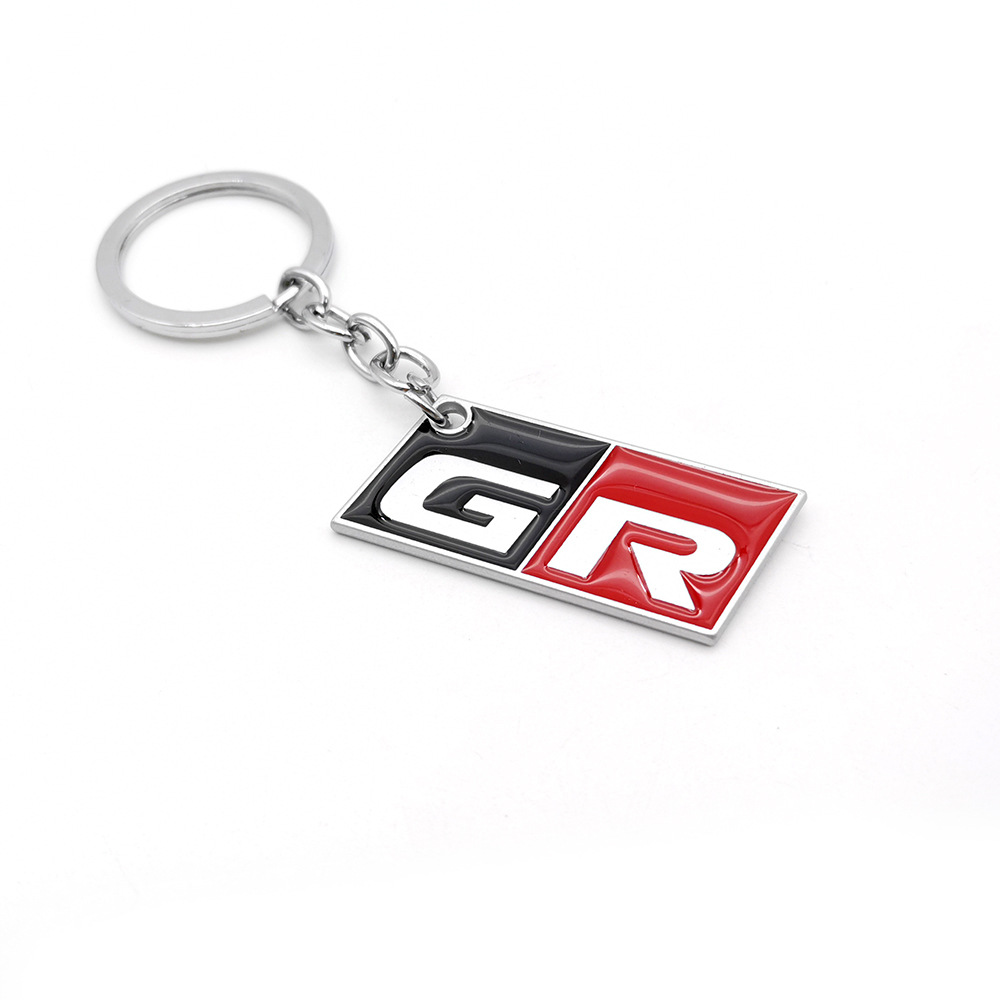 Metal Toyota GR SPORT Car Keyring Keychain Keyfob Netby