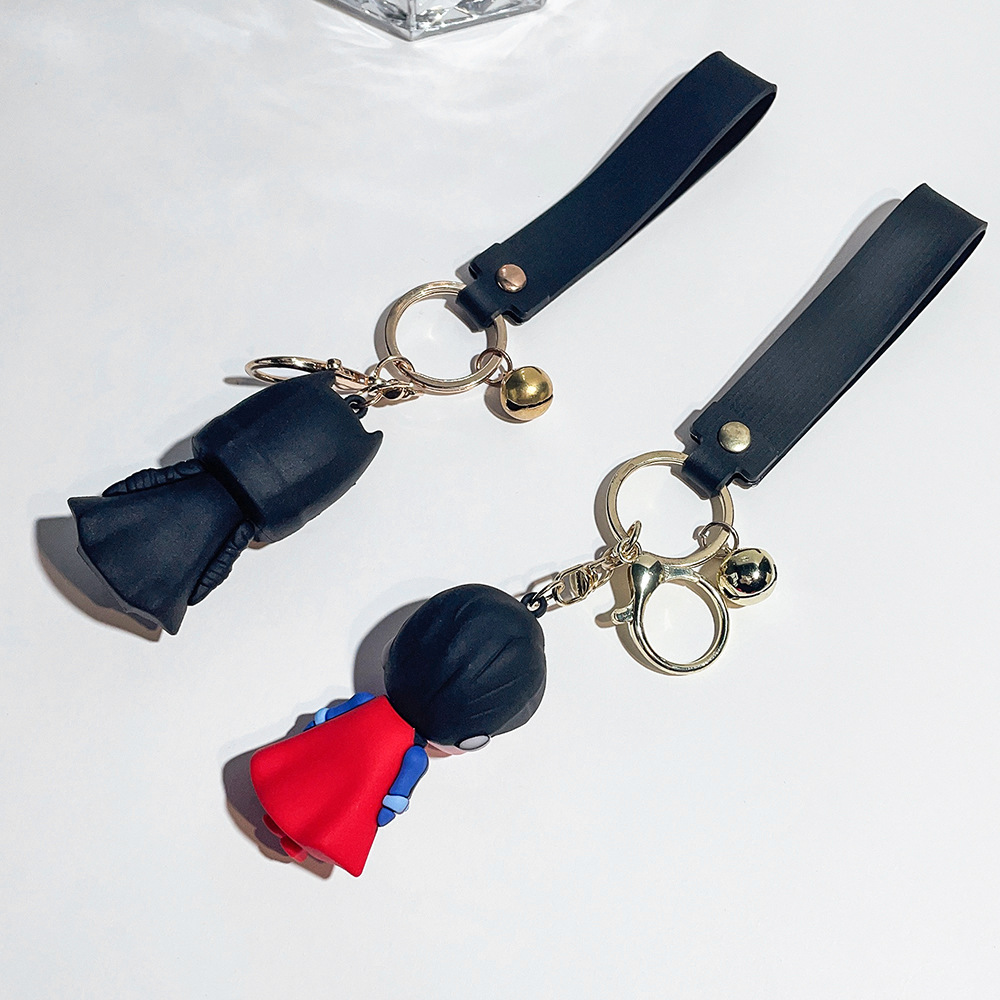 Movie Keychain Superman Batman Wonder Woman Flash Man Keychain Keyring Netby