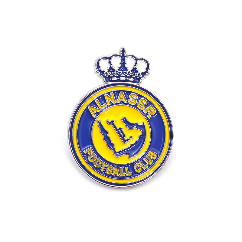 Real Madrid Chelsea Manchester City Al Nassr Football Team Brooch Collar Pin Netby