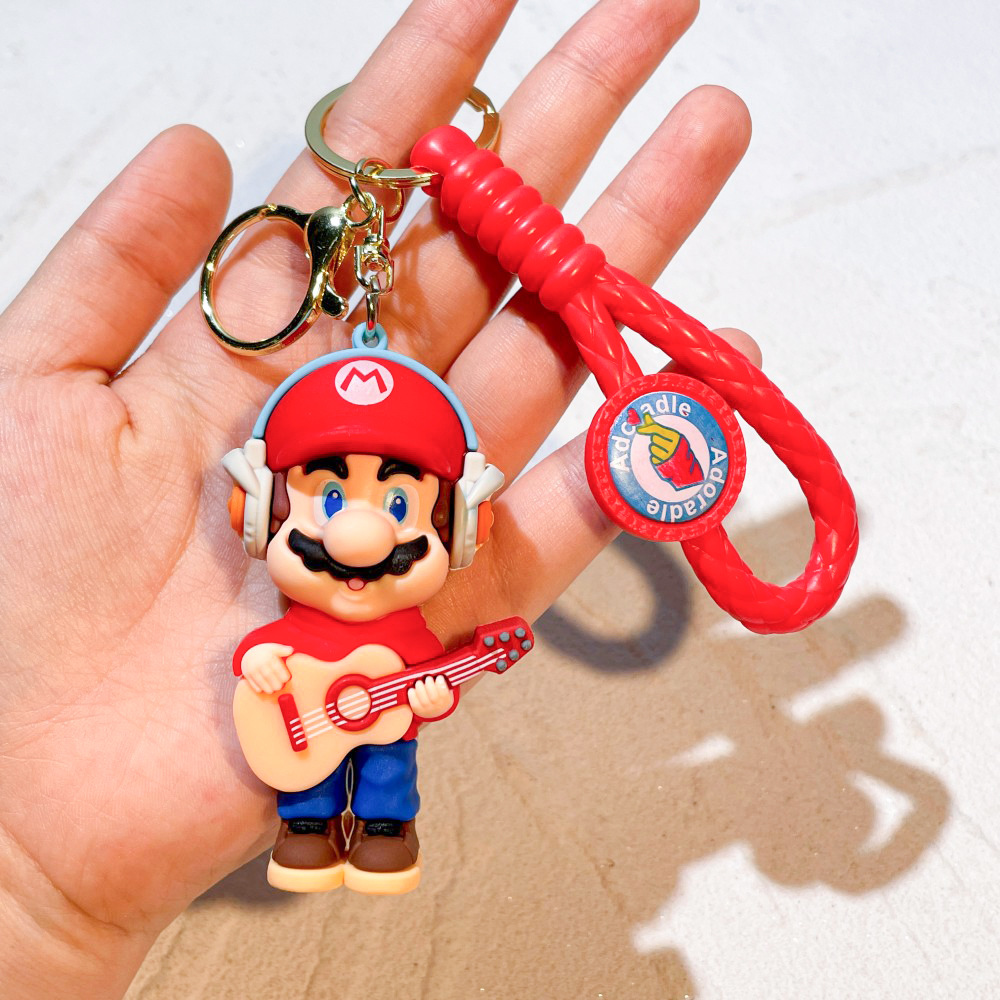 Video Game Super Mario Keychain Keyring Netby