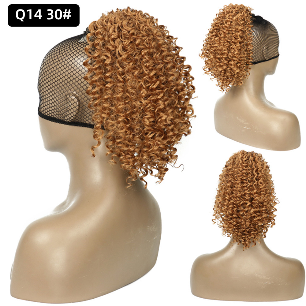 Synthetic Afro Kinky Curly Curl Ponytail 25cm High Temperature Fiber WIGLTD