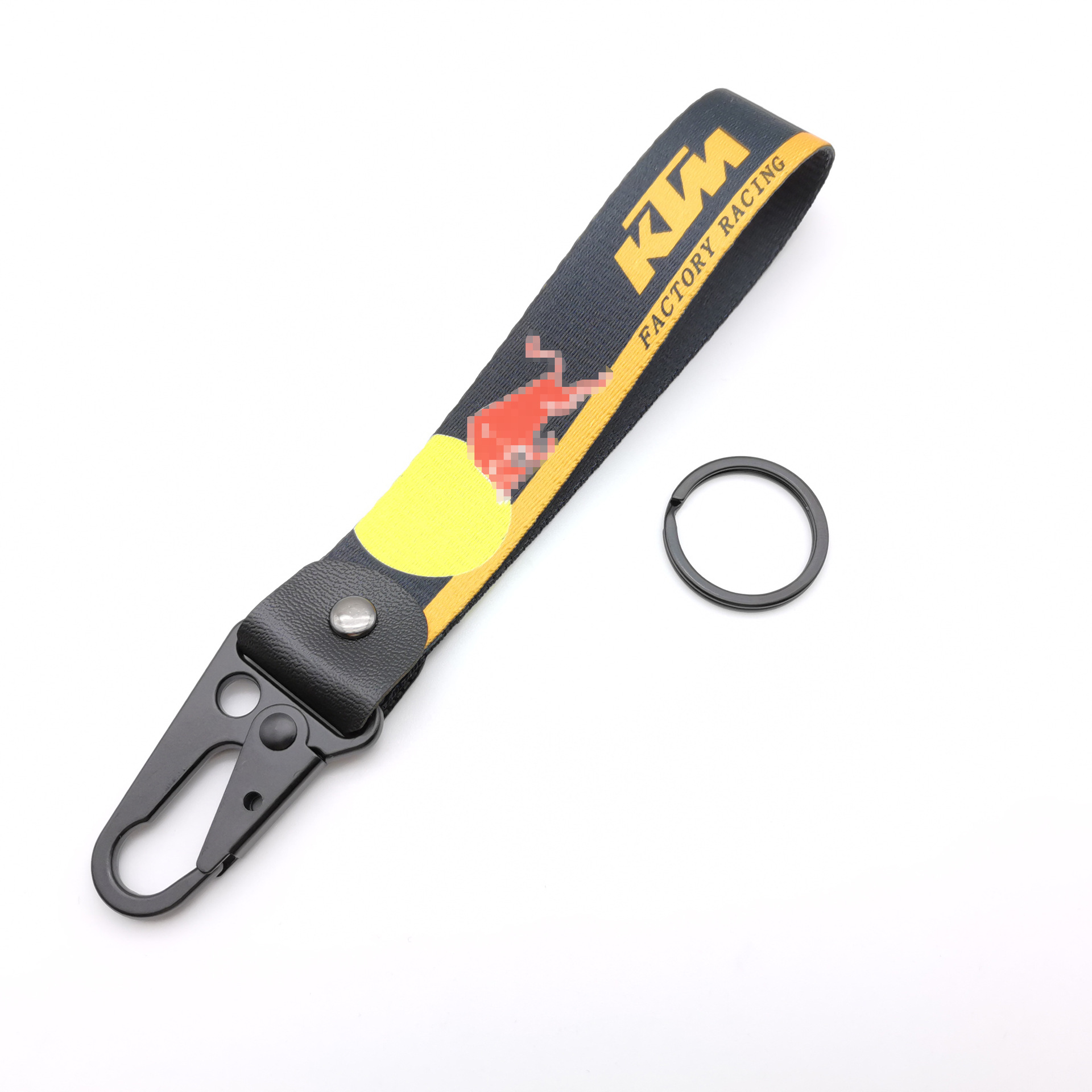 Motorbike Logo Emblem Bagde Eagle Buckle Wrist Strap Keychain Keyring Netby