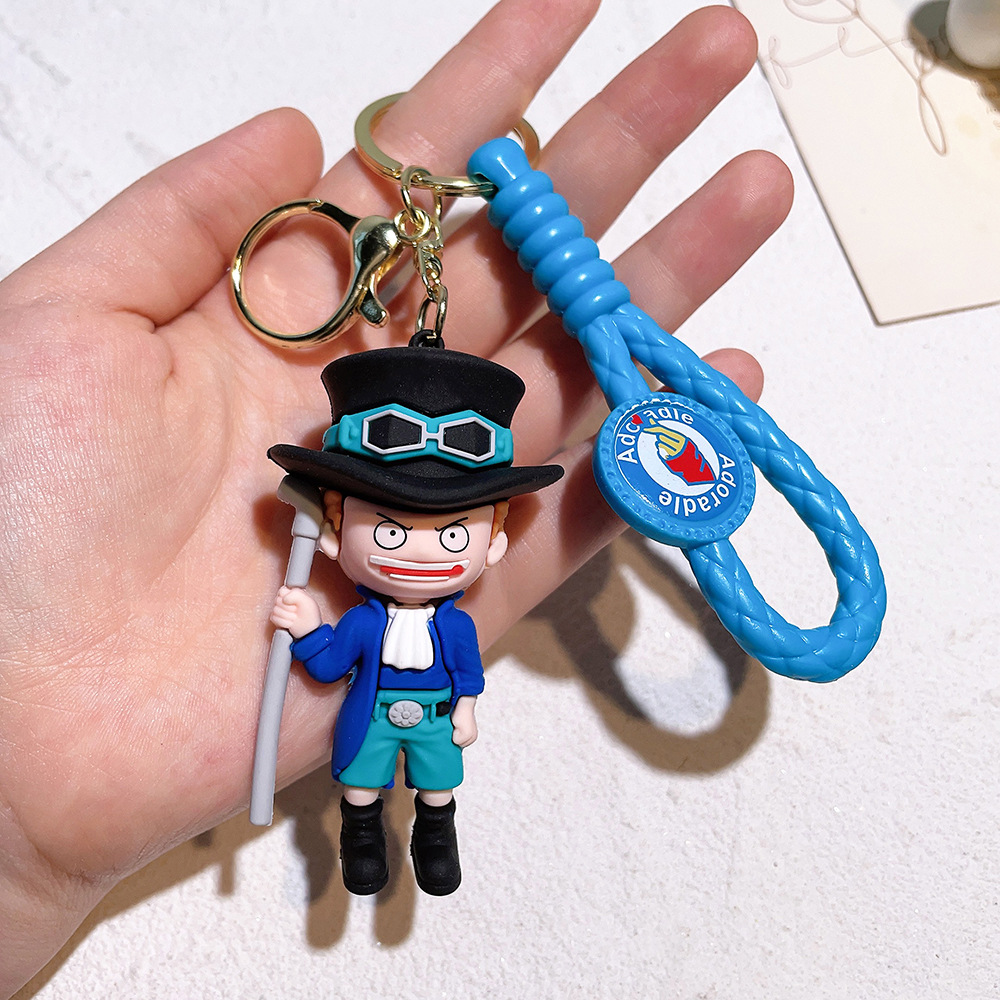 PVC Animation One Piece Keychain Keyring Netby