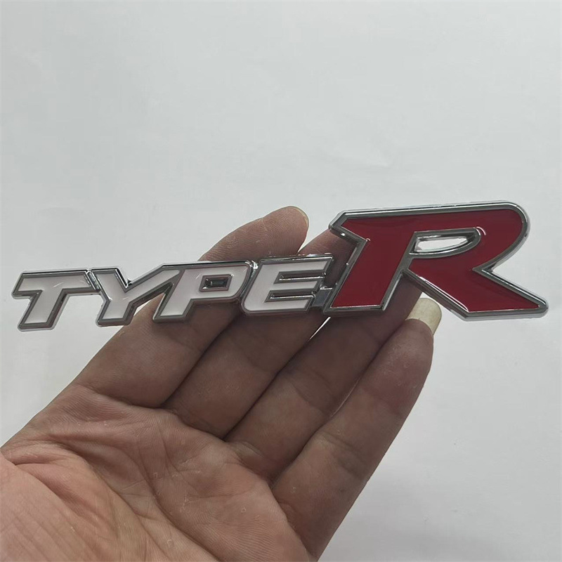 Metal TypeR Car Emblem Badge for Honda CIVIC Netby