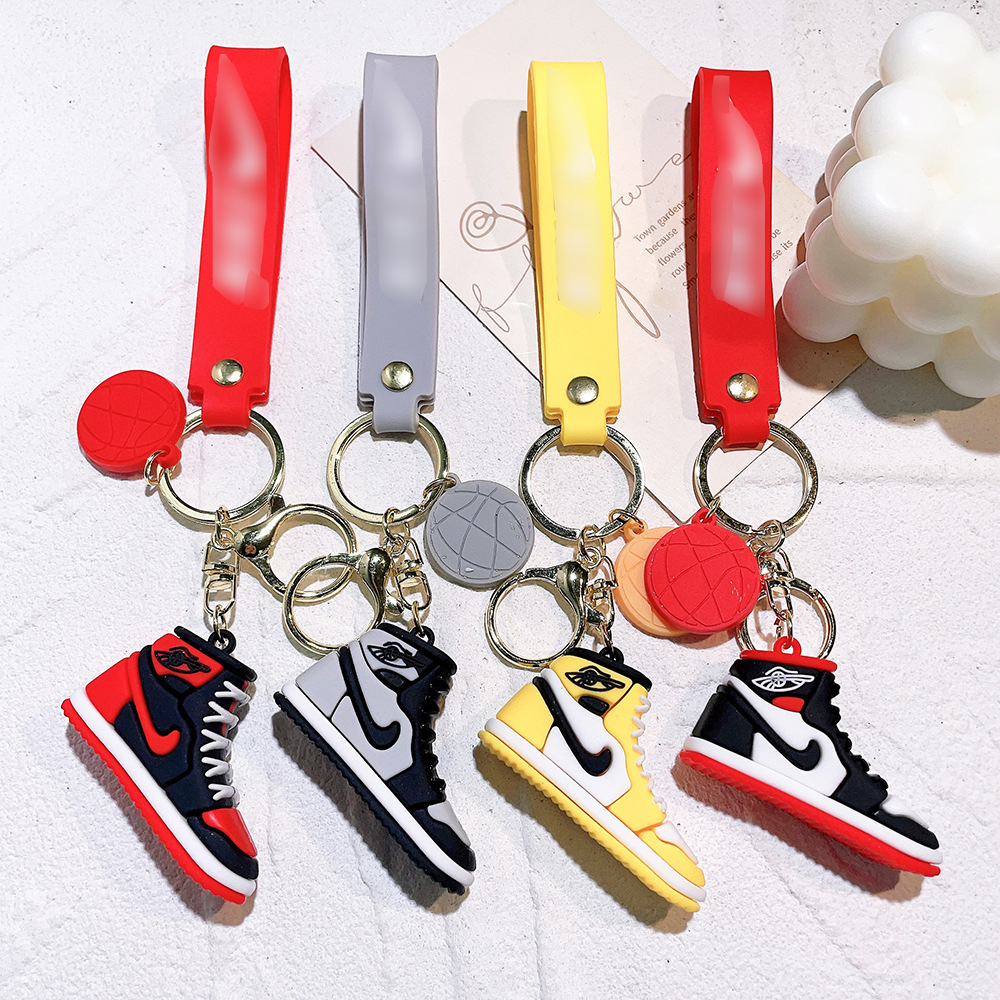 PVC Sports Game Nike AJ Shoe Keychain Keyring Netby
