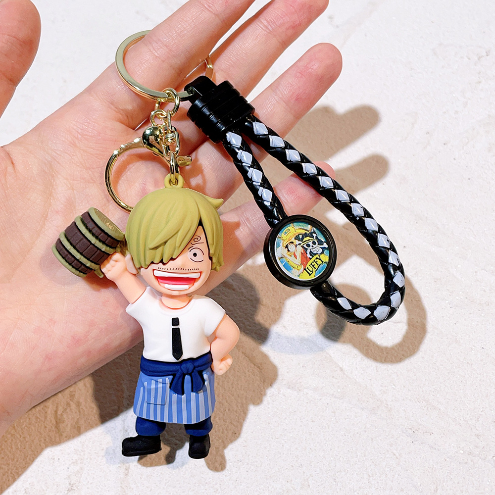 PVC Animation One Piece Keychain Keyring Netby