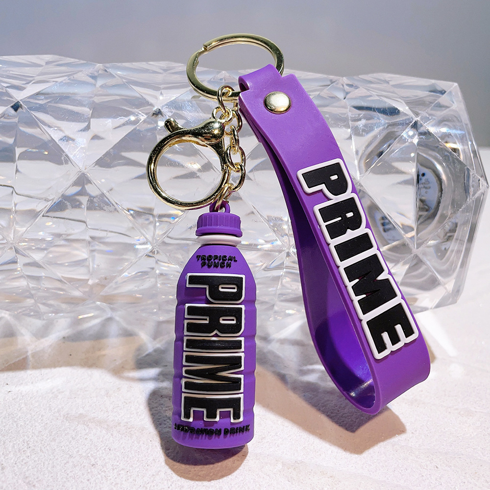 PVC PRIME Energy Drink Bottle Keychain Keyring Outdoor Sports Game Netby