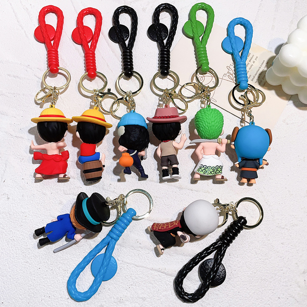 PVC Animation One Piece Keychain Keyring Netby