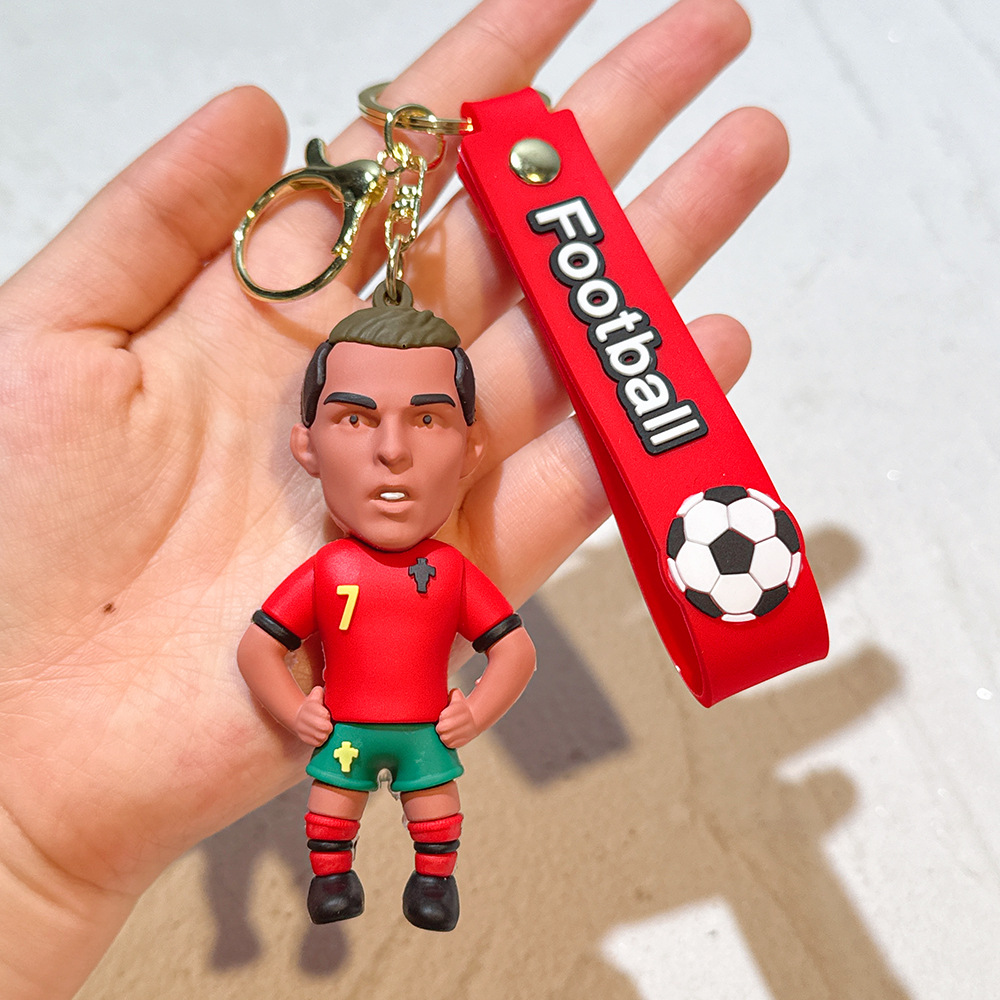 Sports Game Football C Ronaldo Messi Keychain Keyring Netby