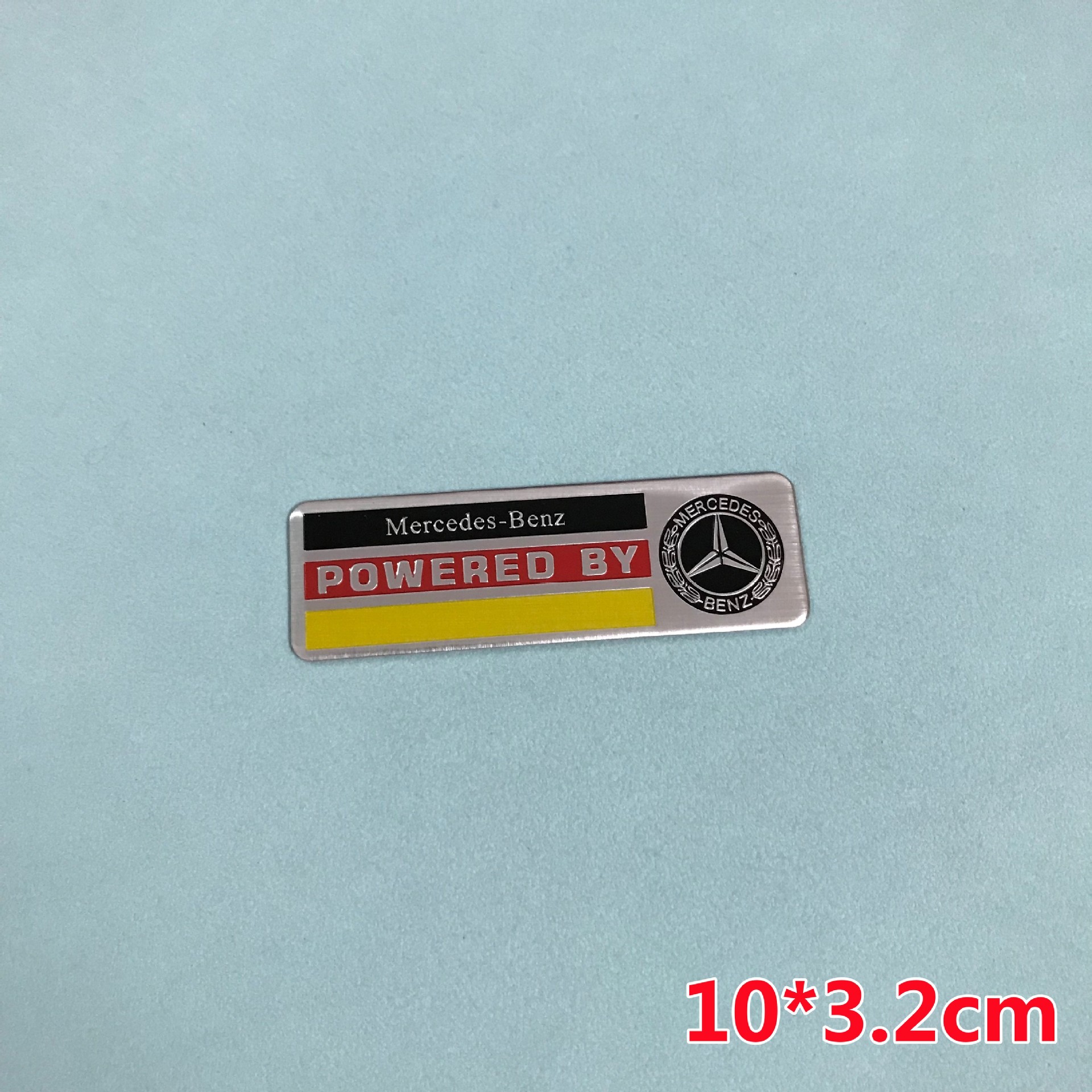 Aluminum Alloy Car Sticker for Mercedes Benz AMG BRABUS Lorinser Carlsson Netby