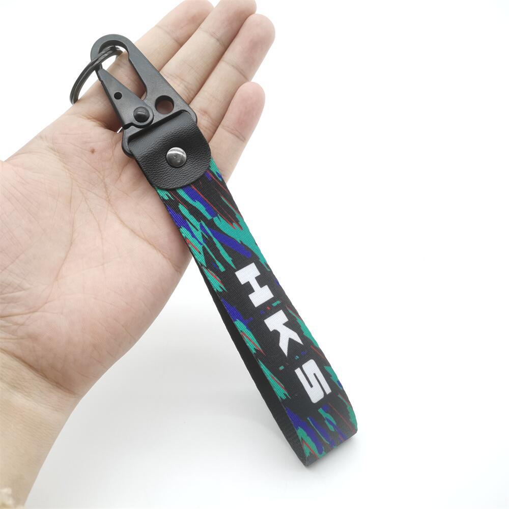 HKS Car Wrist Strap Keychain Keyring Keyfob Netby