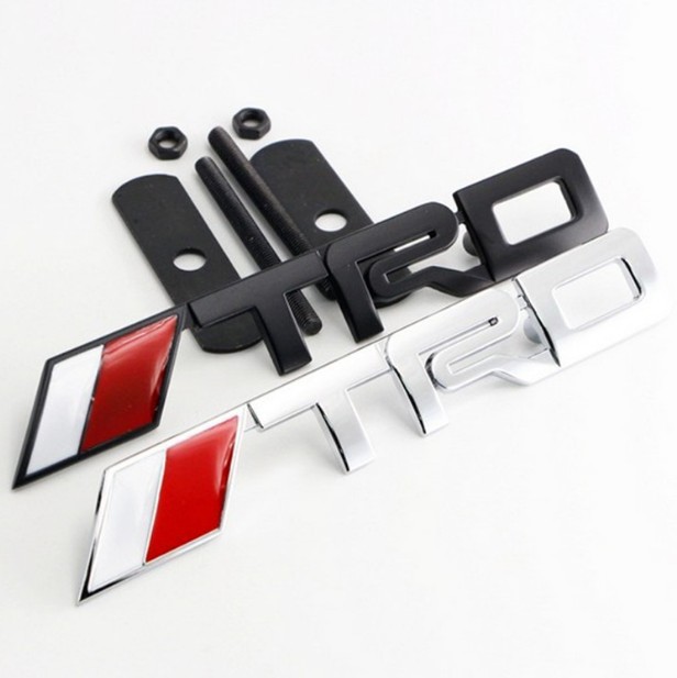 Metal TOYOTA TRD Car Grille Emblem Badge Netby