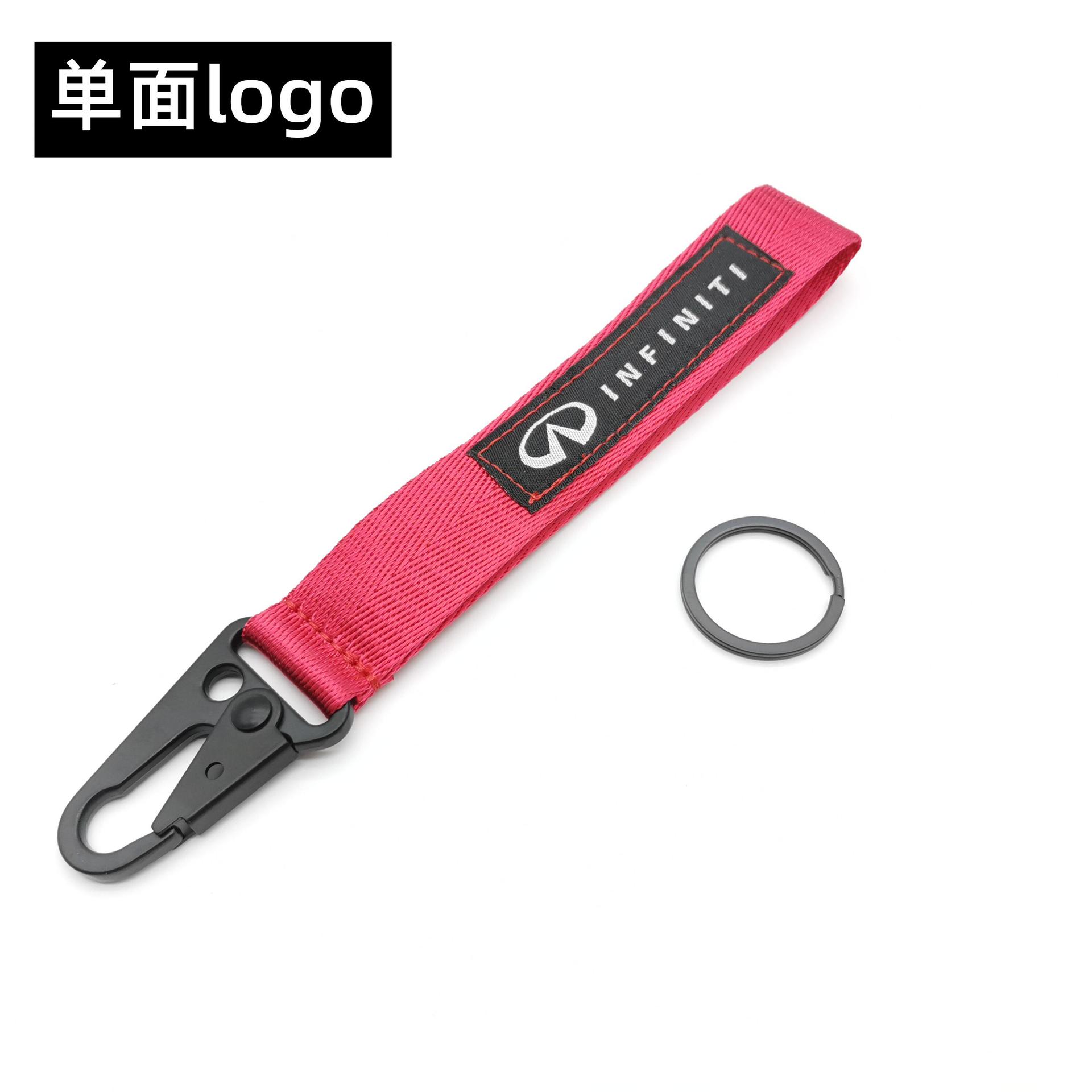 Red Color Eagle Buckle Car Logo Keyring Keychain Keyfob Wrist Strap Netby