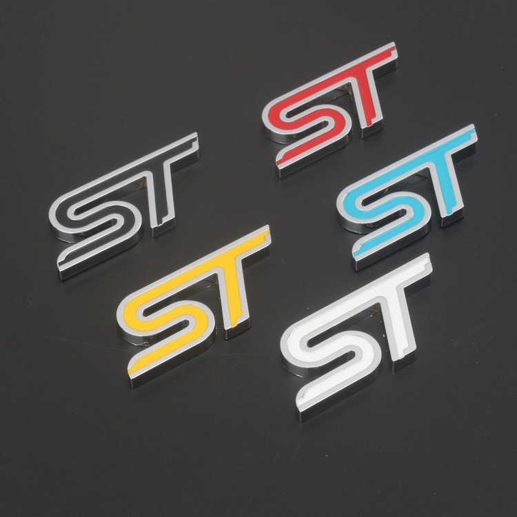 Metal ST Car Emblem Badge for Ford Netby