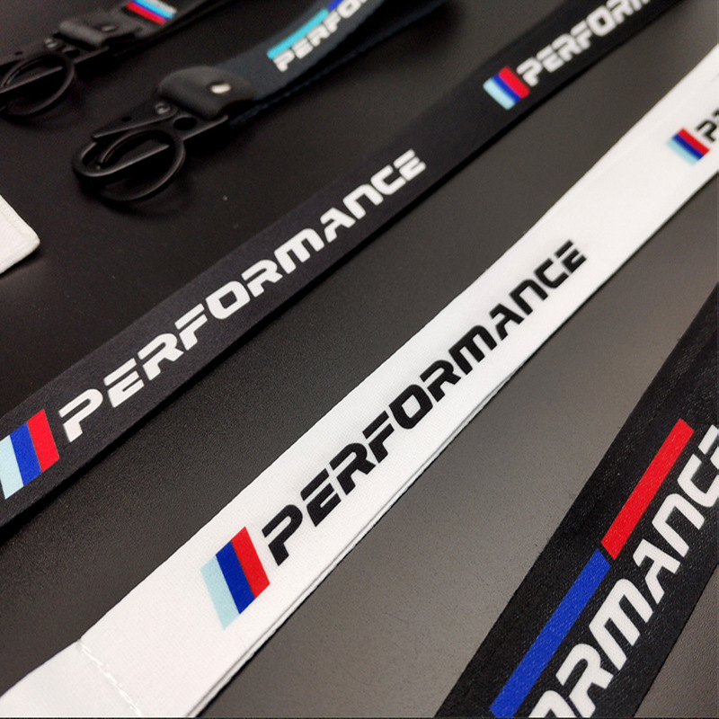 BMW M Power Performane Lanyard Wrist Strap Keyring Keychain Keyfob Netby