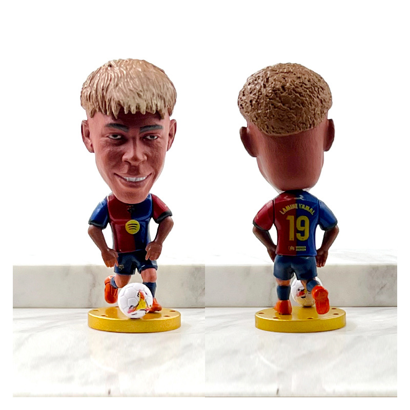 Messi Cristiano Ronaldo Football Star figurines De Bruyne Van Dijk Sterling Mora Neymar Ornament Netby