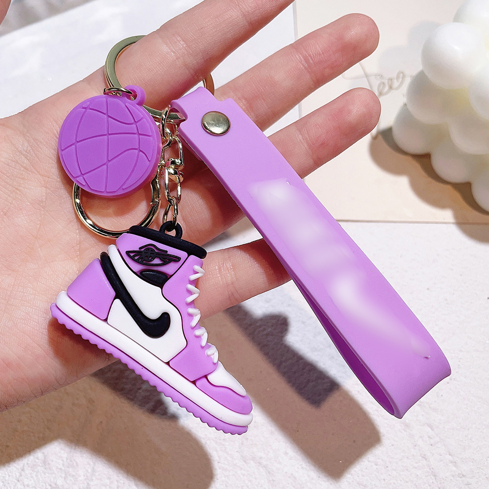 PVC Sports Game Nike AJ Shoe Keychain Keyring Netby
