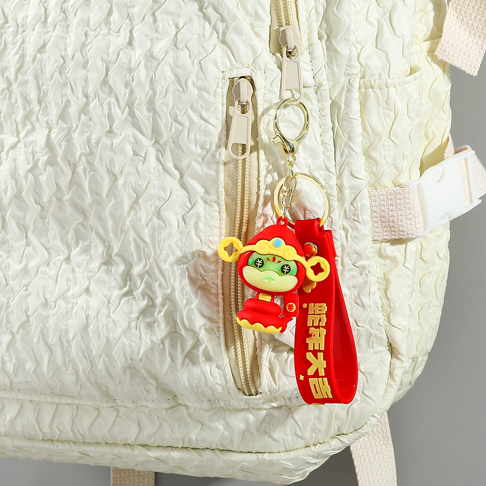 Lovely Chinese Zodiac Signs Snake Keychain Keyring Animal Netby
