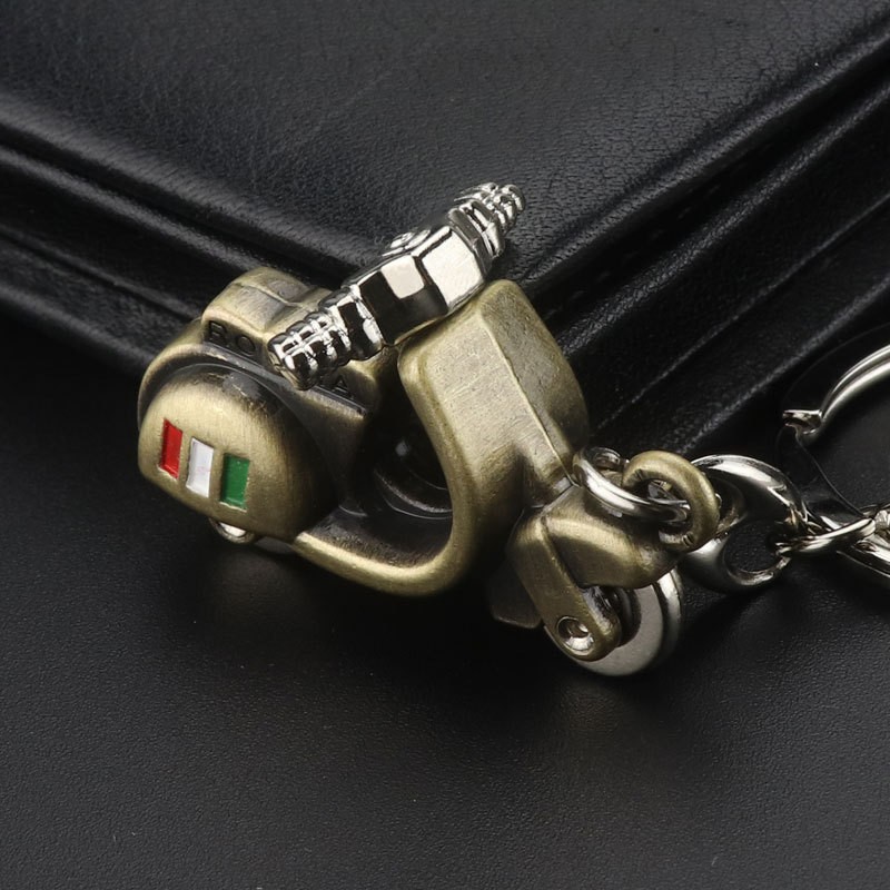 Metal Creative Motorbike Keychain Keyring Keyfob With Italy Flag Netby