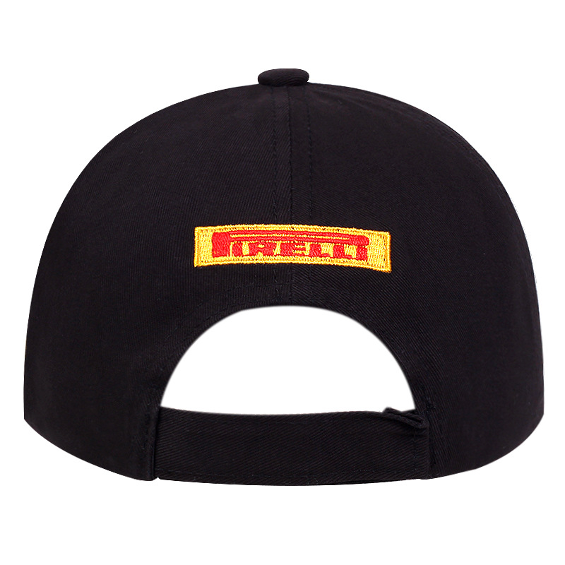 Baseball Hat for FI Racing Car Team Fans with Pirelli Logo Netby